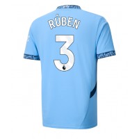 Manchester City Ruben Dias #3 Hjemmedrakt 2024-25 Kortermet
